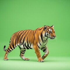 Obraz premium Exotic Wildlife on Green Screen: Seamlessly Integrate into Any Project