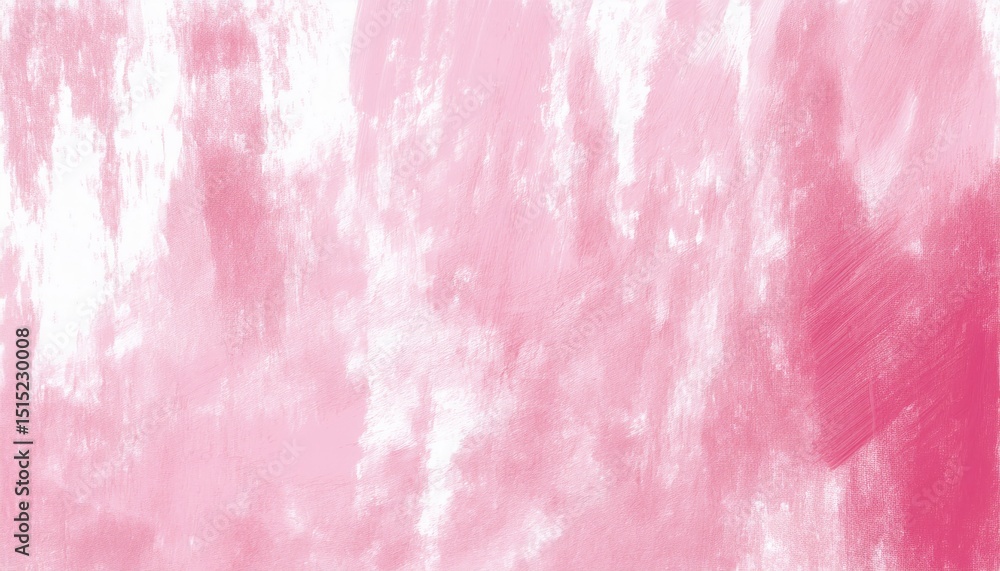 Poster soft pastel pink abstract canvas texture with dynamic white brushstroke highlights and subtle crossh