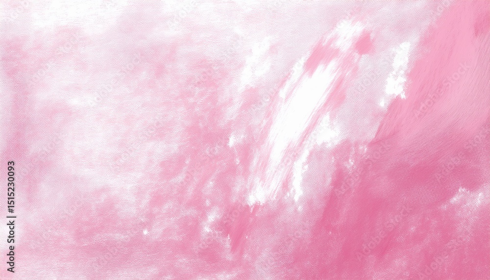Poster soft pastel pink abstract canvas texture with dynamic white brushstroke highlights and subtle crossh
