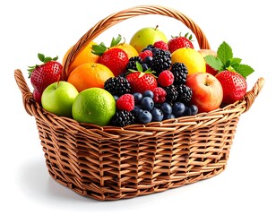 Colorful fruit basket (3)