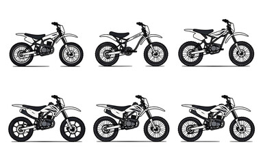 set of bicycles