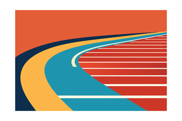 running track background vector
