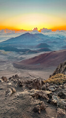 sunrise at Haleakalā National Park on Maui (Hawaii)