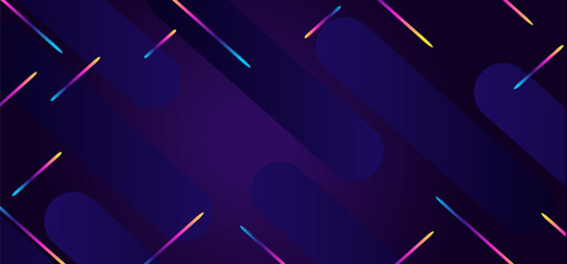dark blue night star. It's a blue banner.  discount is bright music.  Dark blue backdrop. Vector abstract background.