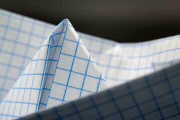 Paper boat, a toy made from a sheet of paper.