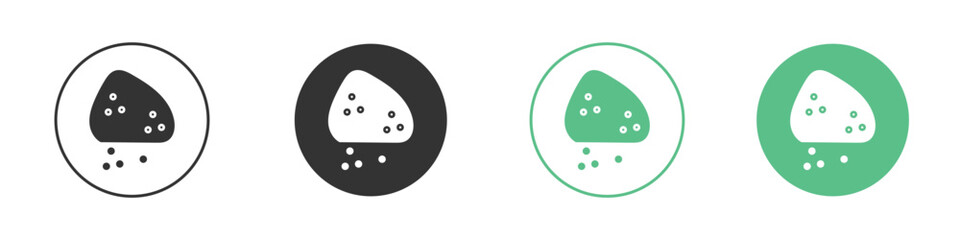 Mound icon logo vector set. Graphic design elements