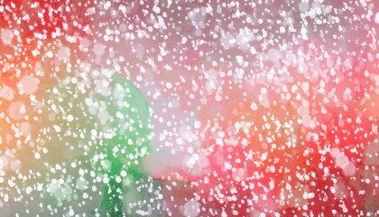 colorful bokeh snowflakes backdrop for winter web design, festive branding, or holiday print