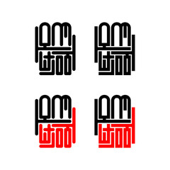 Book Trunk Text in Kannada Typography &ndash; Flat Vector Design