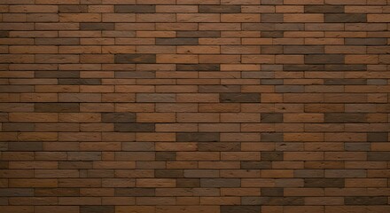 Fototapeta premium Minimalist brick wall with repeating geometric texture