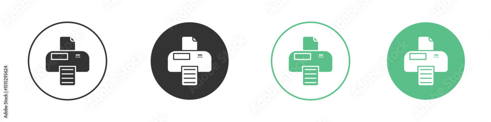 Poster print button icon