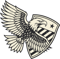 Obraz premium usa festival day vector, Patriotic vector illustrations Designs