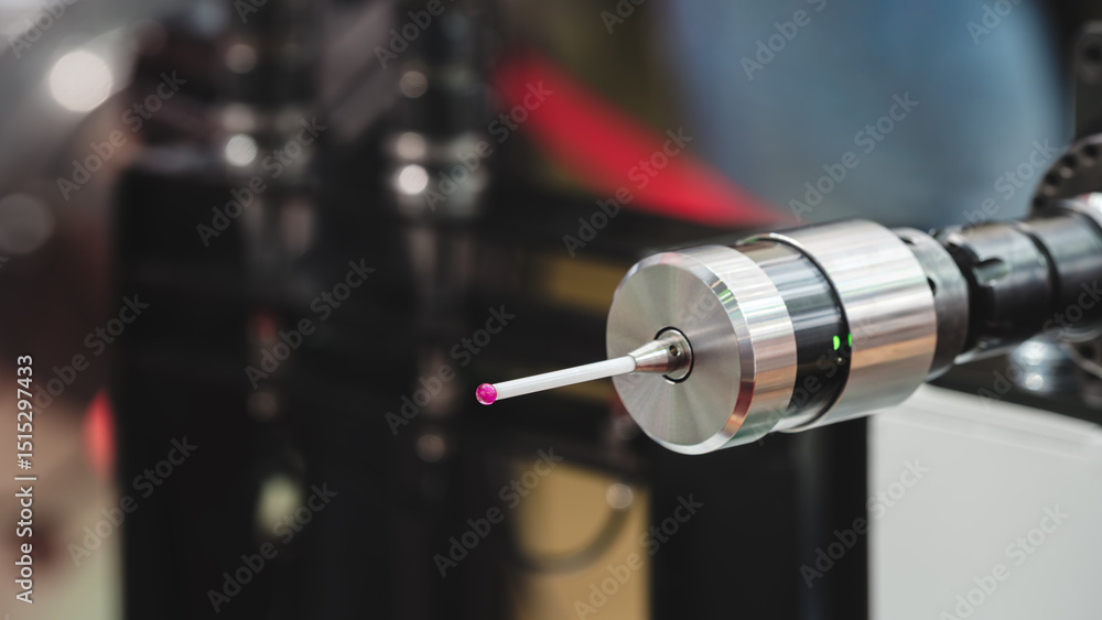Poster quality control on milling cnc machine, coordinate measuring machine, quality control machine