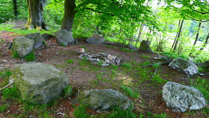 prähistorischer Steinkreis in Krumbach, Bucklige Weltin Niederösterreich