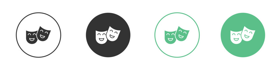 Theater masks icon