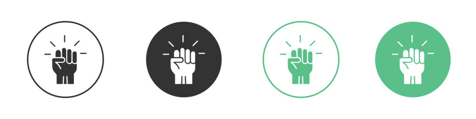 Obraz premium Will power icon