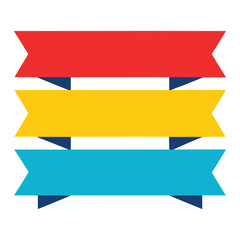 Pop Art Inspired Colorful Vector Banners