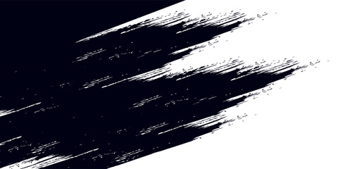 Abstract speed lines style orange color halftone banner design template. Vector