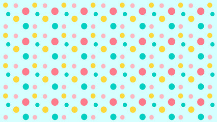 Pastel Polka Dot Pattern Background Design