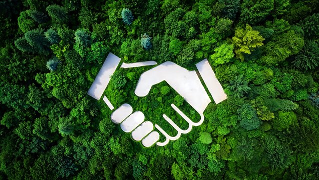 Environmental Partnership A Handshake for a Greener Future
