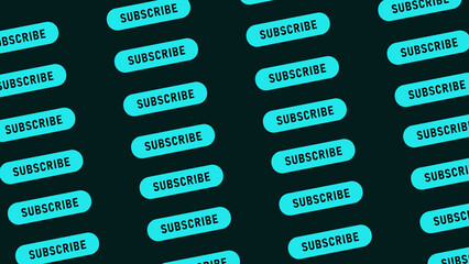 Subscribe Buttons Pattern Dark Background Digital Media Graphic