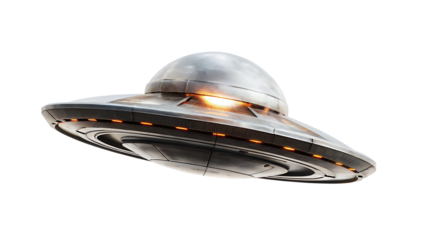 UFO isolated on white background PNG