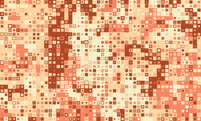 Abstract pixel art background.  Warm earthy tones create a dynamic, textured surface ideal for website banners, presentations, or as a stylish design element.