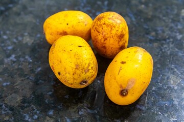 Spondias dulcis, a species of the Anacardiaceae family and popularly known by the names caj&aacute;-manga, caj&aacute;, cajarana, tapereb&aacute;-do-sert&atilde;o and caj&aacute;-an&atilde;o, is a tree of the Anacardiaceae family.