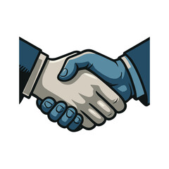 Fototapeta premium A Handshake Representing a Business Deal or Agreement