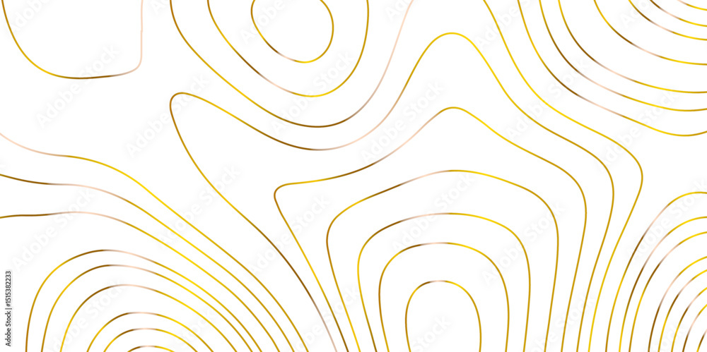 Poster abstract topographic map contour, white background and colorful wave lines pattern texture. geograph