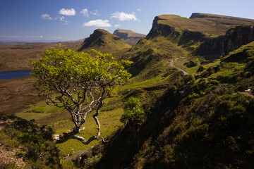 The Quiraing landslide, isle of Skye, Scotland