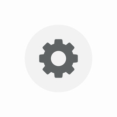 settings application icon sign vector
