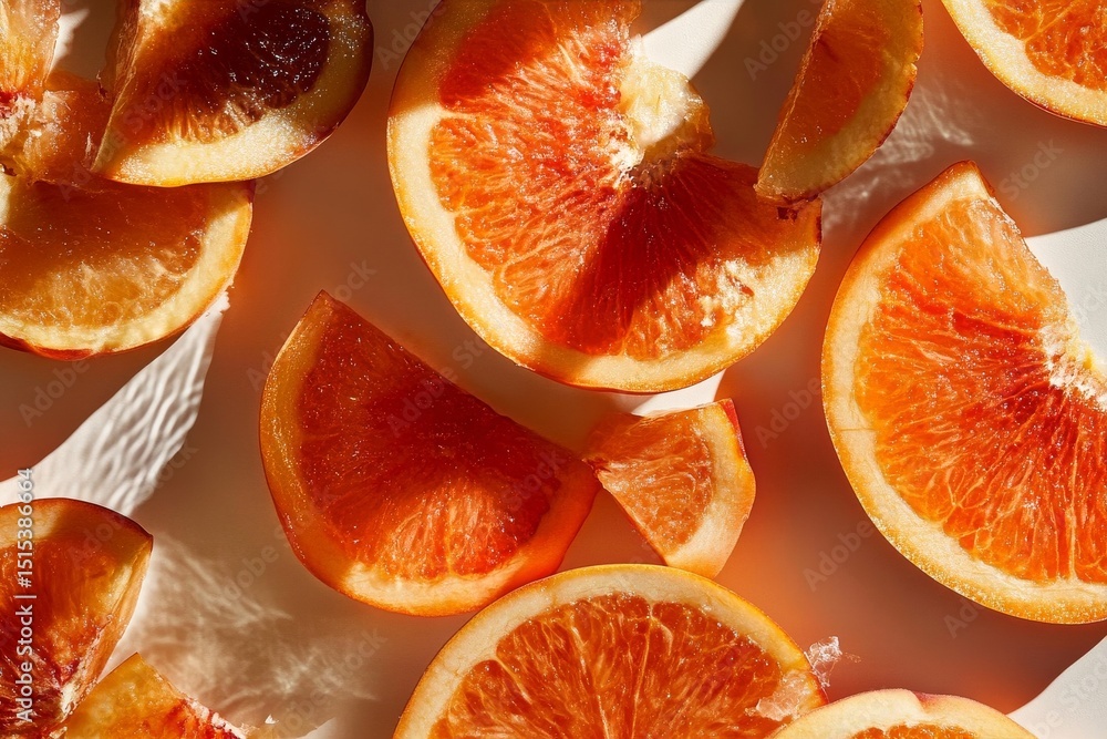 Poster fresh red peaches splash in water creating dynamic bubbles and ripples