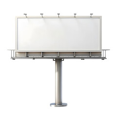 Blank billboard mockup for outdoor advertising