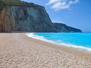 Lefkada Coastline near Porto Katsiki beach, Greece