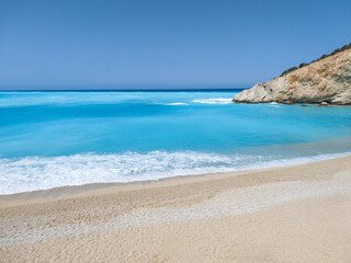 Lefkada Coastline near Porto Katsiki beach, Greece