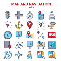 Map and Navigation icons for use any project