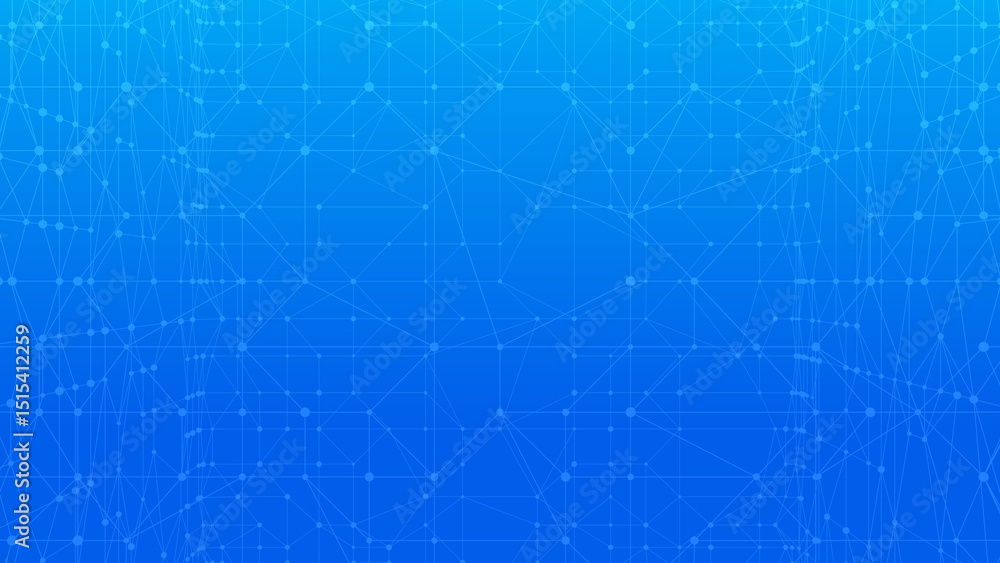 Leinwandbilder Technology abstract background. Dots connected by lines. Minimalist mesh backdrop. Abstract polygonal shape. Plexus circles.