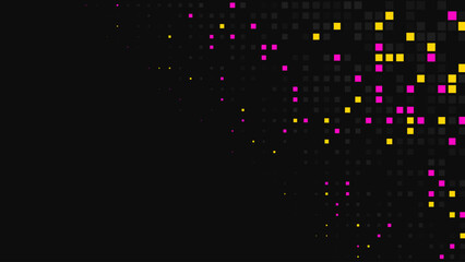 Pixel mosaic background. Colorful geometric background. Vector template design