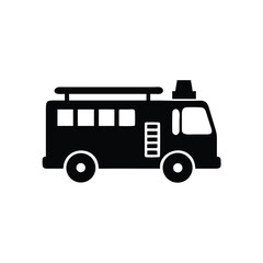 Fire truck silhouette
