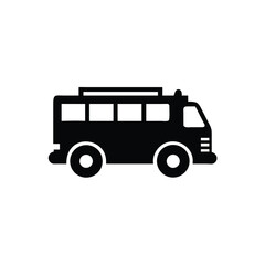 Fire truck silhouette
