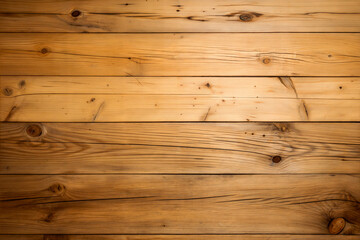 Naklejka premium Photo of Natural wood texture background with visible grain and knot details