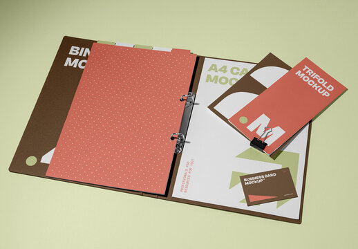Open Binder Mockup