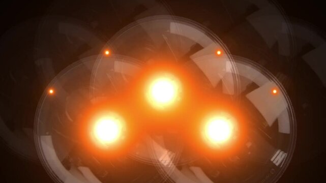 Blinking Light Pulse with Electric Energy Animation

