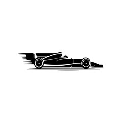 Dynamic Racing Iconography with Modern Abstract Design