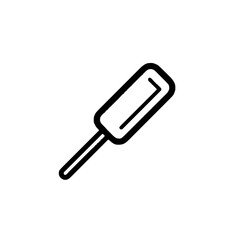 Modern Geometric Screwdriver Icon with Minimalist Design