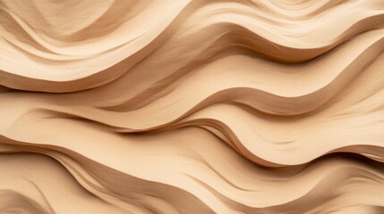 Fototapeta premium Abstract Beige Waves Texture,Neutral tones ,Backgrounds
