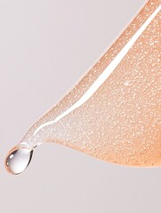 Close-up of Peach-Toned Skin With Subtle Shimmer and Glow