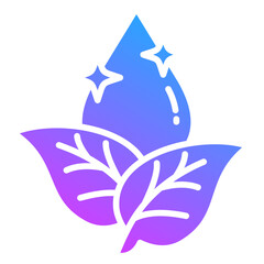 Obraz premium Clean Water Icon