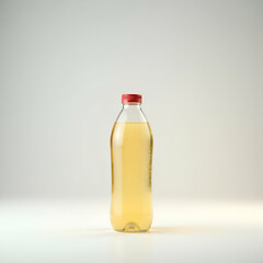 Crisp Studio Image of Refreshing Drink Bottle with Backlit Illumination, Highlighting Carbonation and Label Clarity for Beverage Marketing