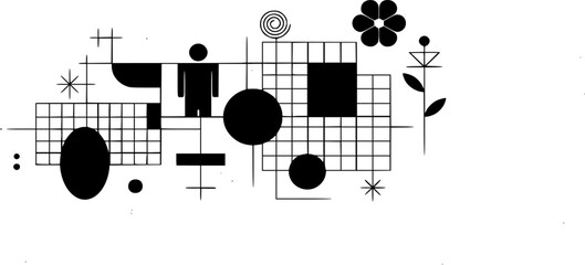 Obraz premium complicated human vector